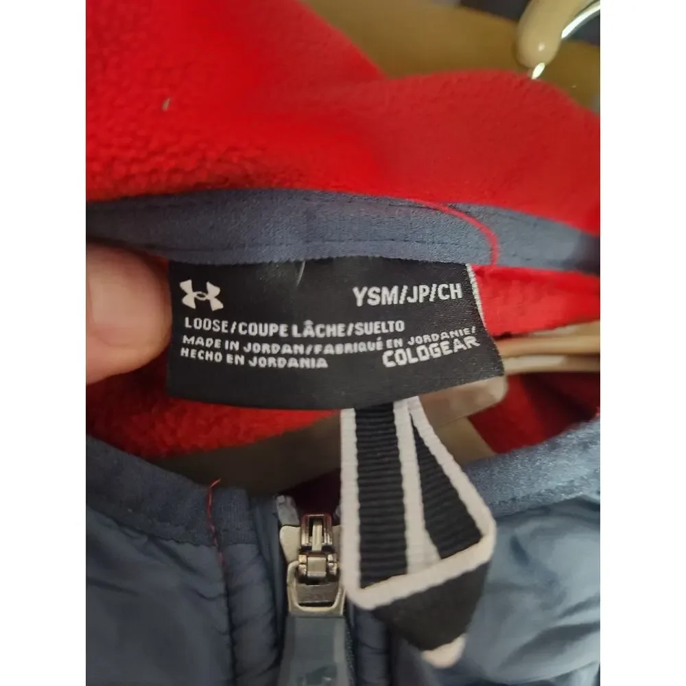 Under Armour fleece jacket youth small